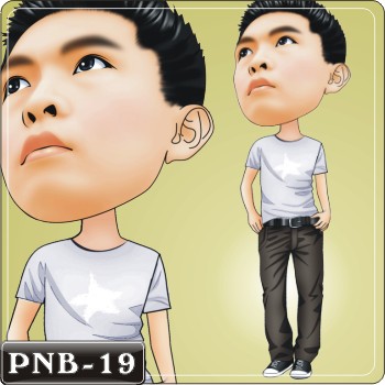 男生人像Q版漫畫PNB-19